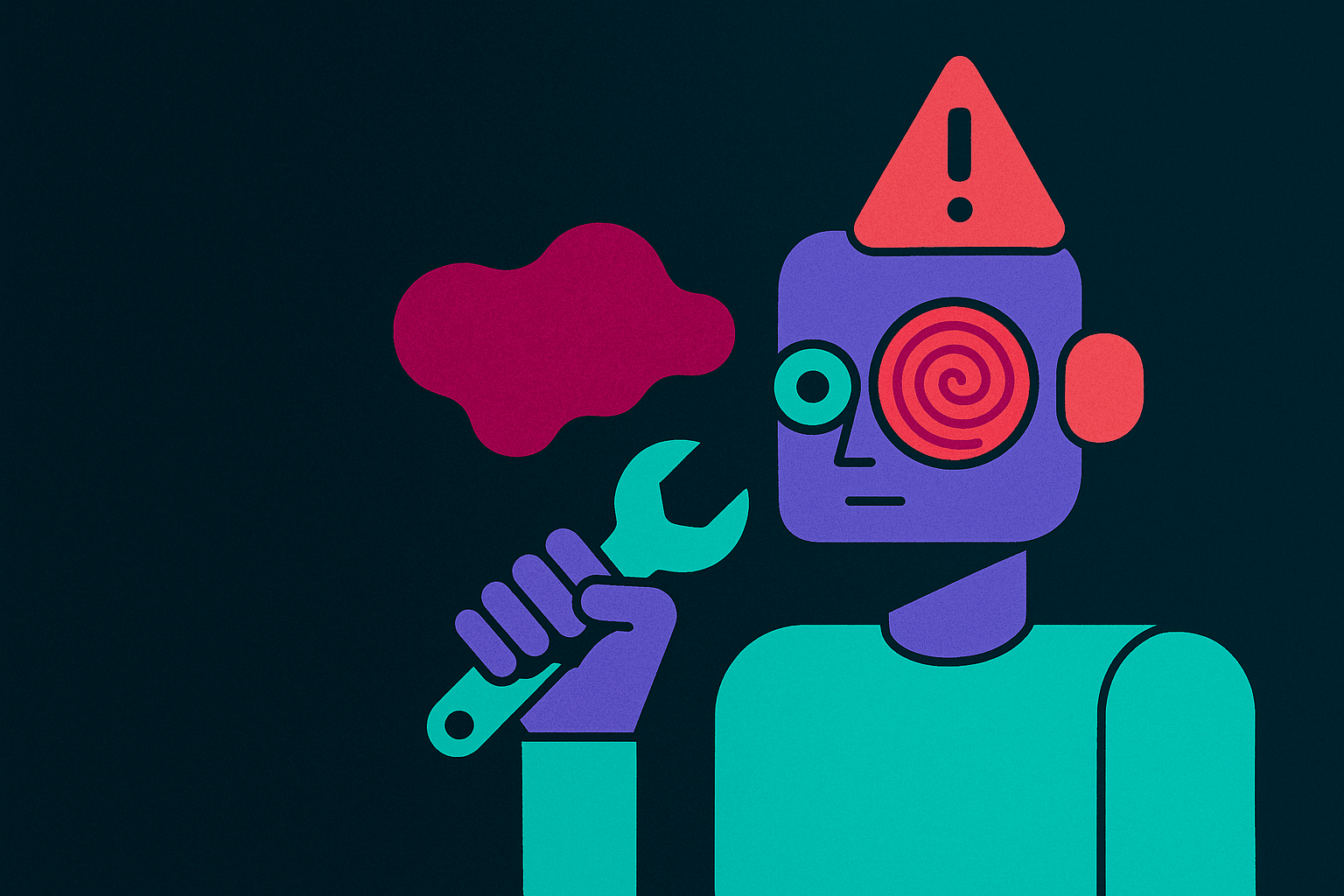 Cover illustration for “AI Hallucination Risk in Tool-Calling Agents”