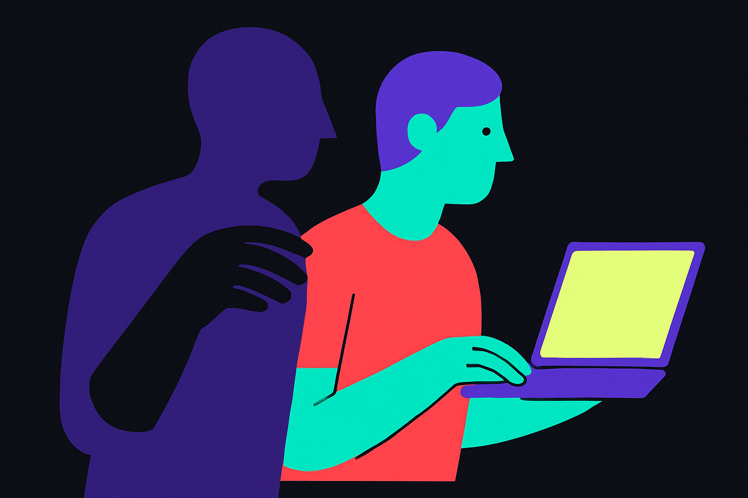 Cover illustration for “Shadow AI Is Inevitable. Here's How Smart Companies Handle It”