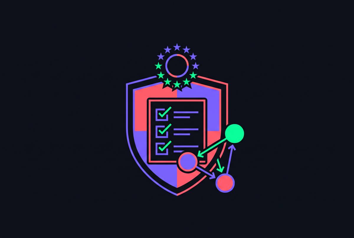 Cover illustration for “EU AI Act Compliance Checklist for Agentic Systems”