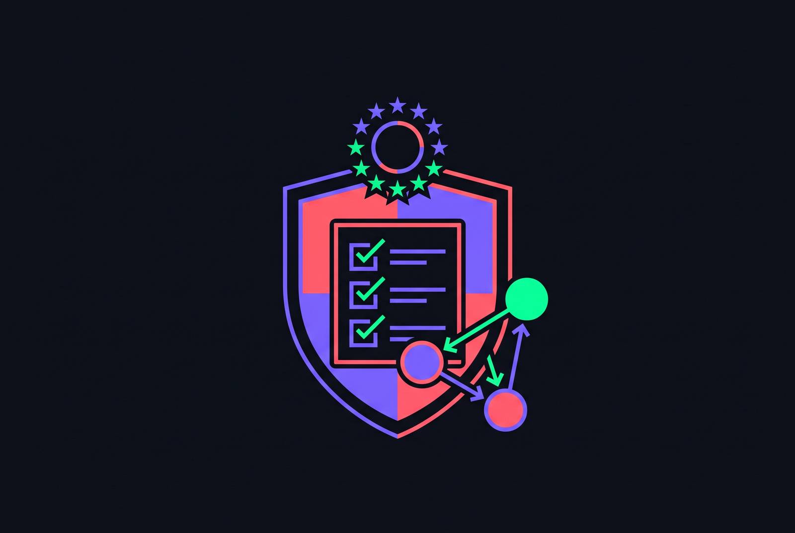 Cover illustration for “EU AI Act Compliance Checklist for Agentic Systems”