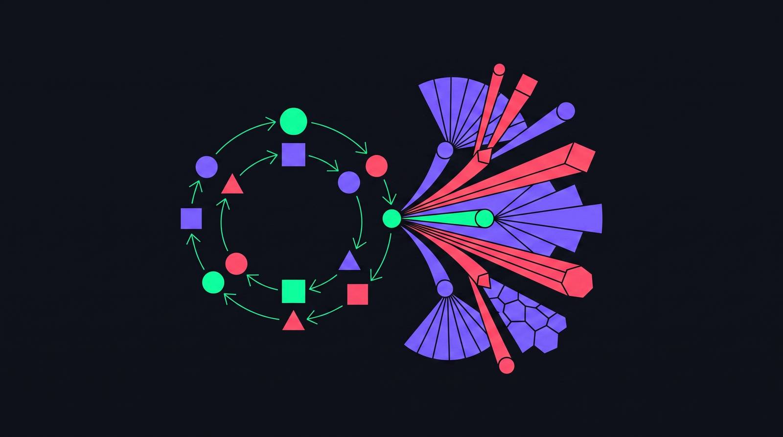Cover illustration for “Agentic AI vs Generative AI Core Differences”