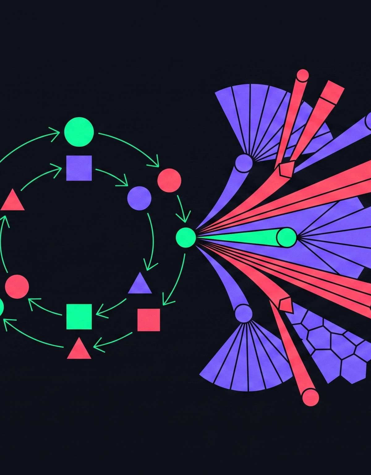 Cover illustration for “Agentic AI vs Generative AI Core Differences”
