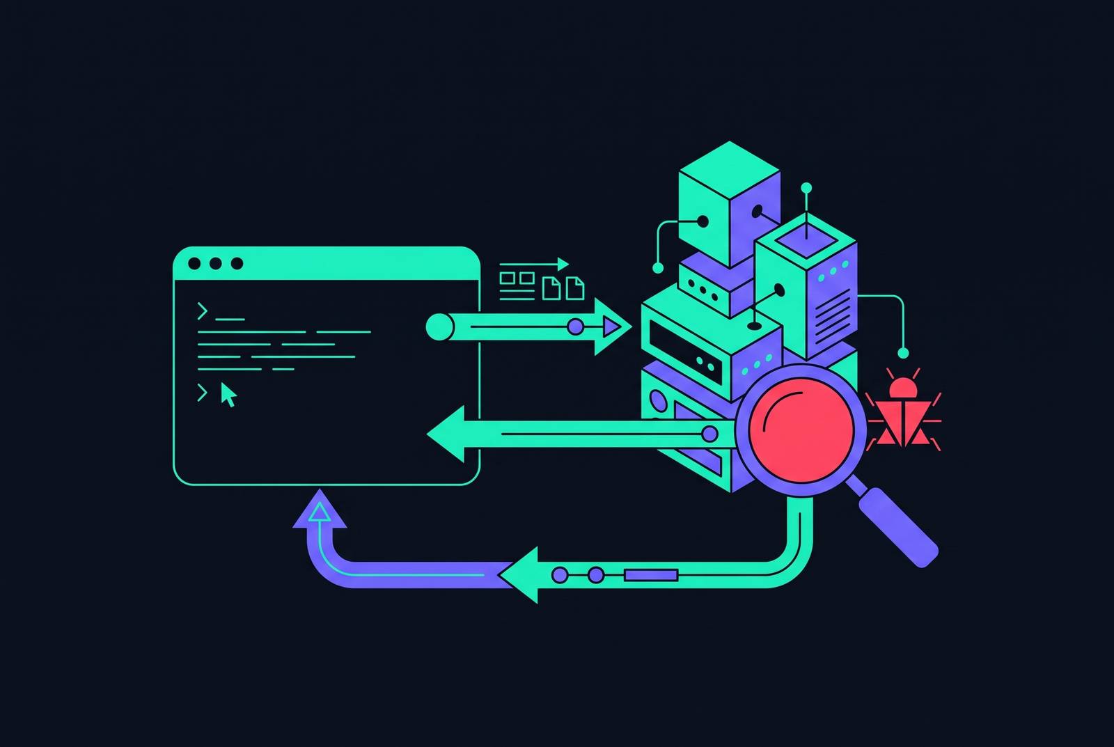 Cover illustration for “Local MCP Server Development and Debugging Workflow”
