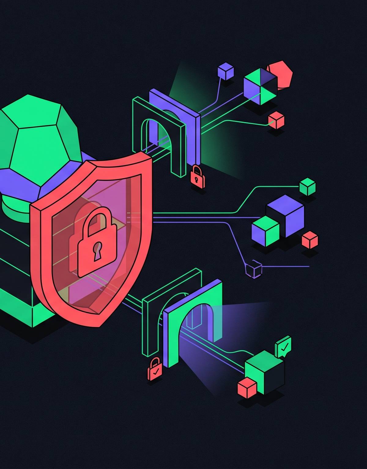 Cover illustration for “AI Security Best Practices for MCP Deployments”