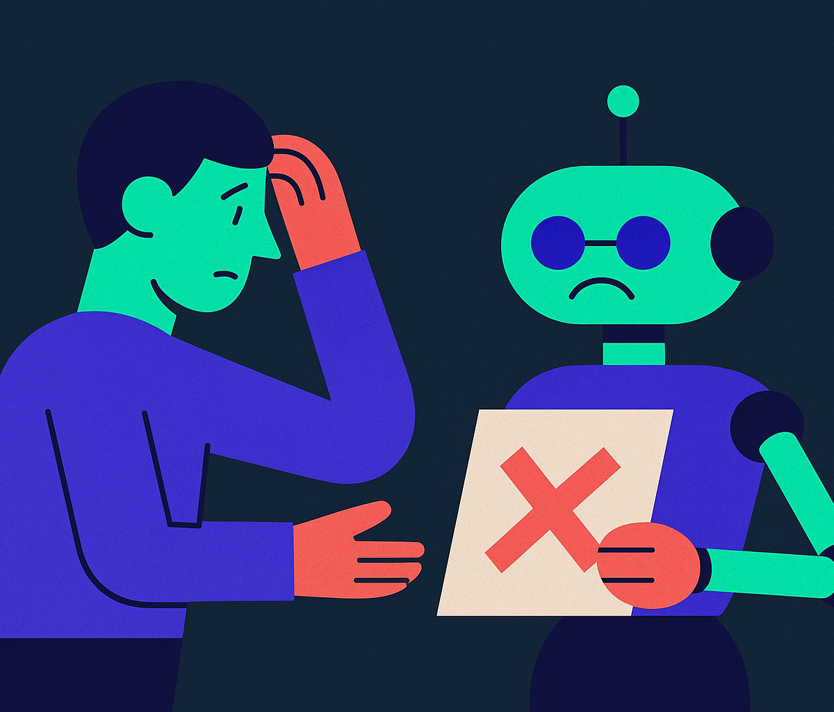 Cover illustration for “The Biggest Mistakes Companies Make When Deploying AI Agents”