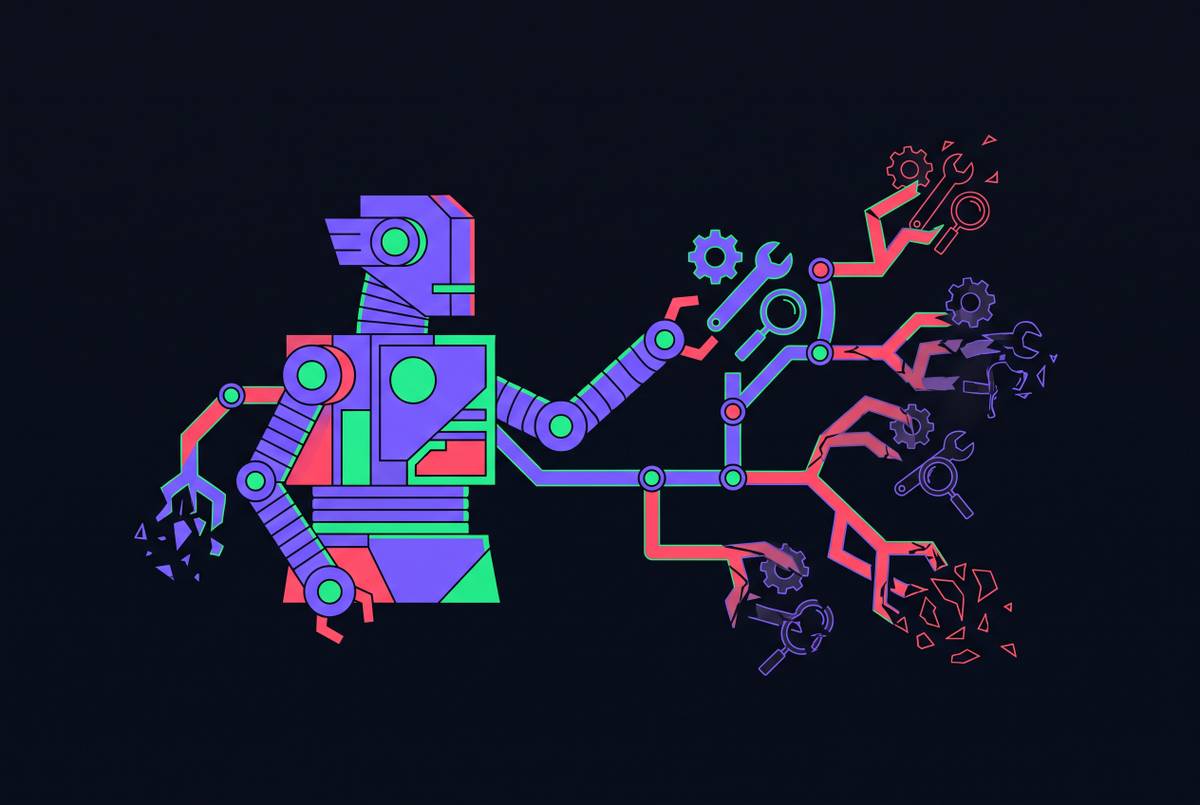 Cover illustration for “AI Hallucination Risk in Tool-Calling Agents”
