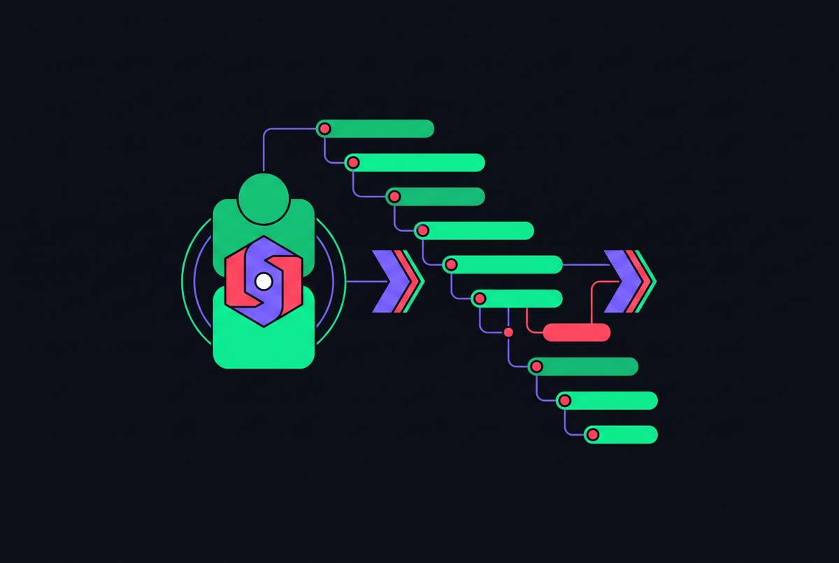 Cover illustration for “Agent Execution Tracing With OTEL in MCP Pipelines”