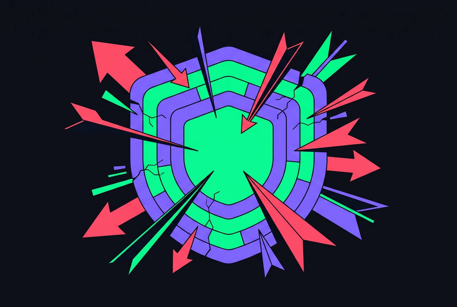 Cover illustration for “Claude Constitutional AI Limits Under Adversarial Prompting”
