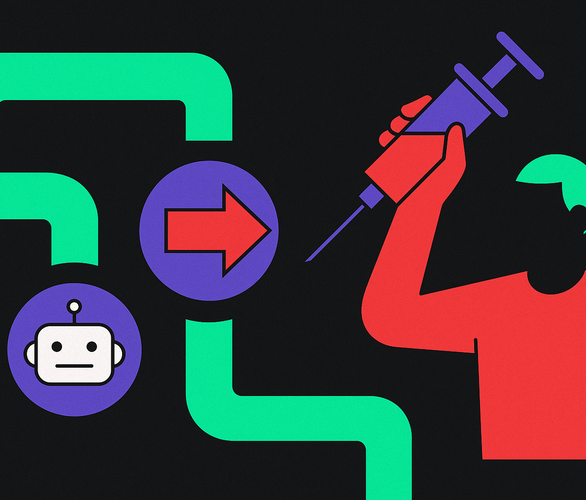 Cover illustration for “Prompt Injection in Agentic Pipelines”