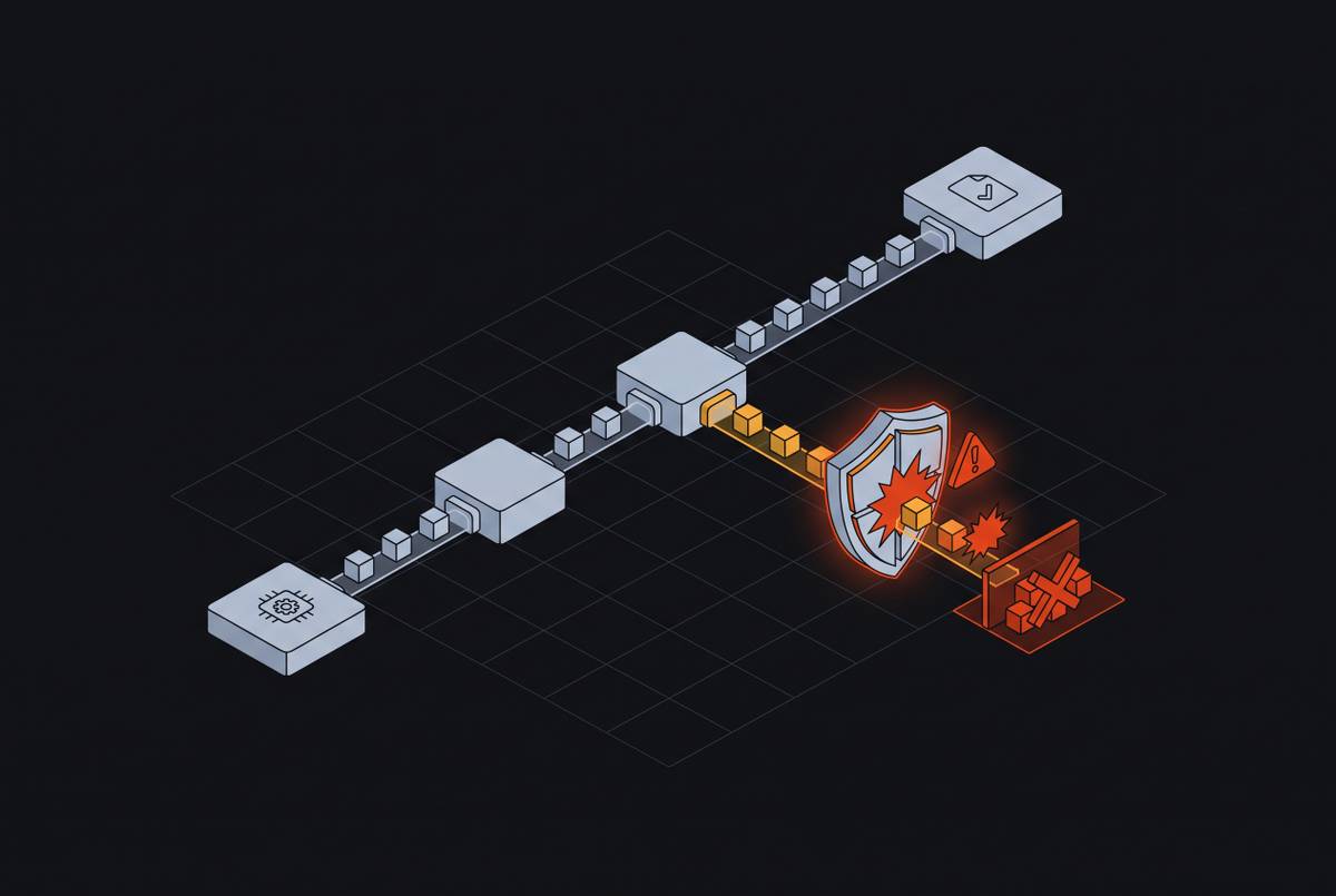 Cover illustration for “Data Exfiltration Detection in Agent Tool-Call Sequences”