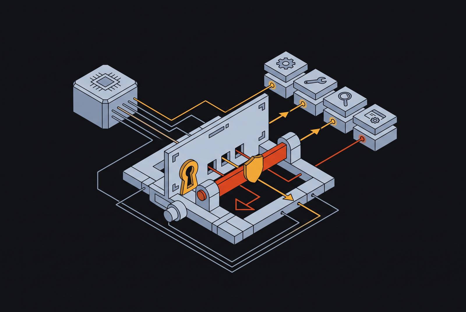 Cover illustration for “Policy-Based Access Control at Tool-Call Depth”