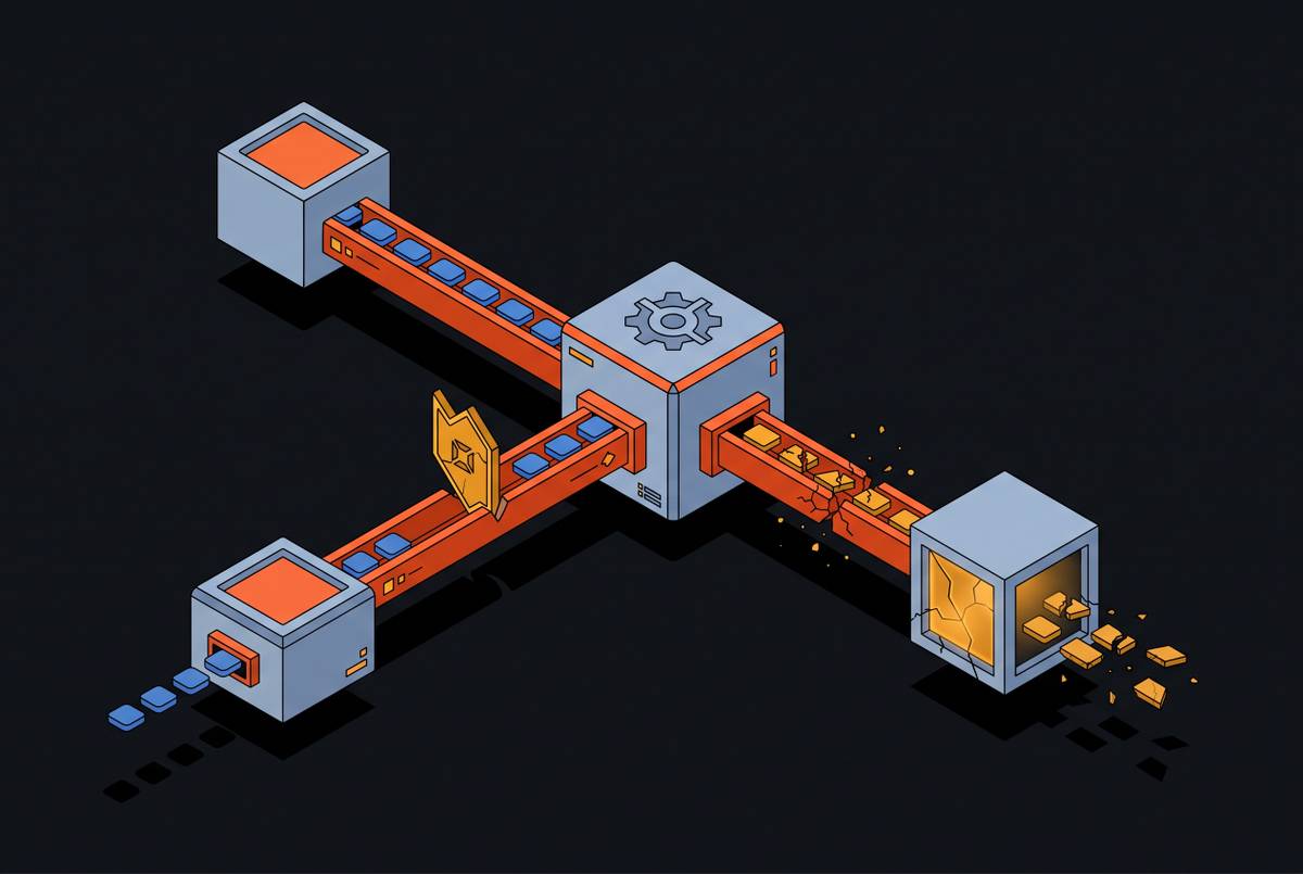 Cover illustration for “Prompt Injection in Agentic Pipelines”