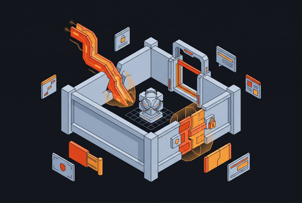 Cover illustration for “Agent Sandbox Escape Techniques and Mitigations”