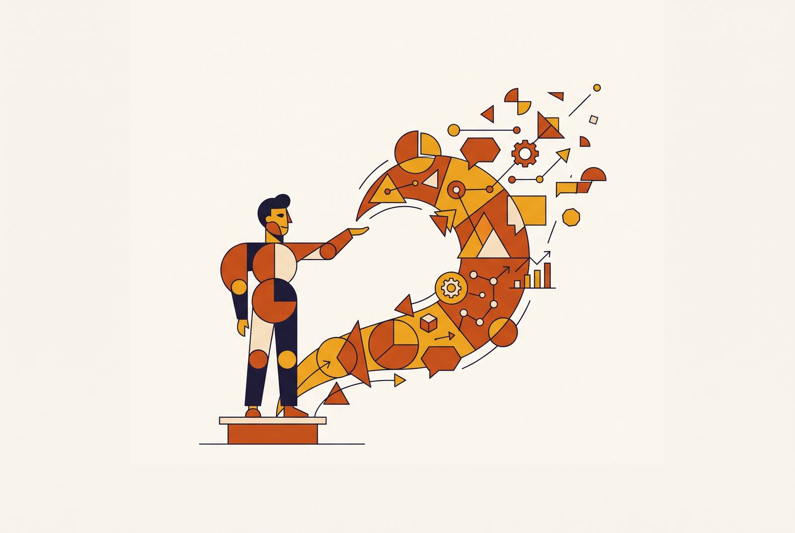 Cover illustration for “Digital Storytelling Examples from B2B Founders”