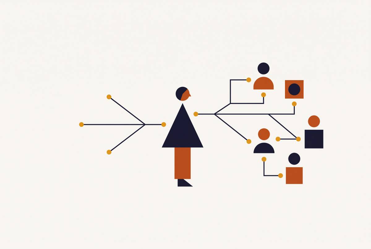 Cover illustration for “Networking on LinkedIn as an Introvert Founder”