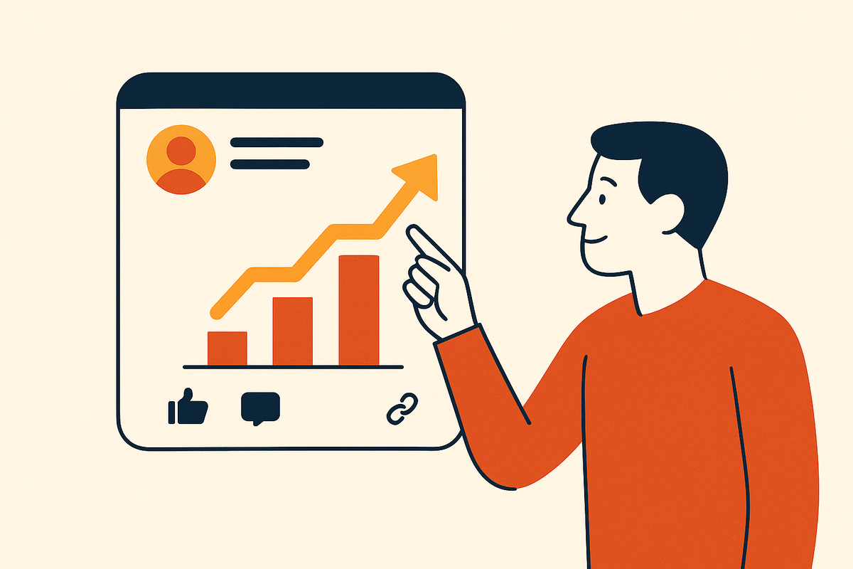 Cover illustration for “LinkedIn Content That Demonstrates Traction to Investors”