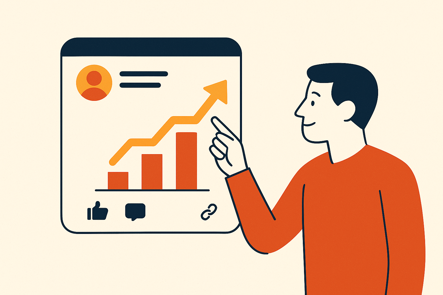 Cover illustration for “LinkedIn Content That Demonstrates Traction to Investors”