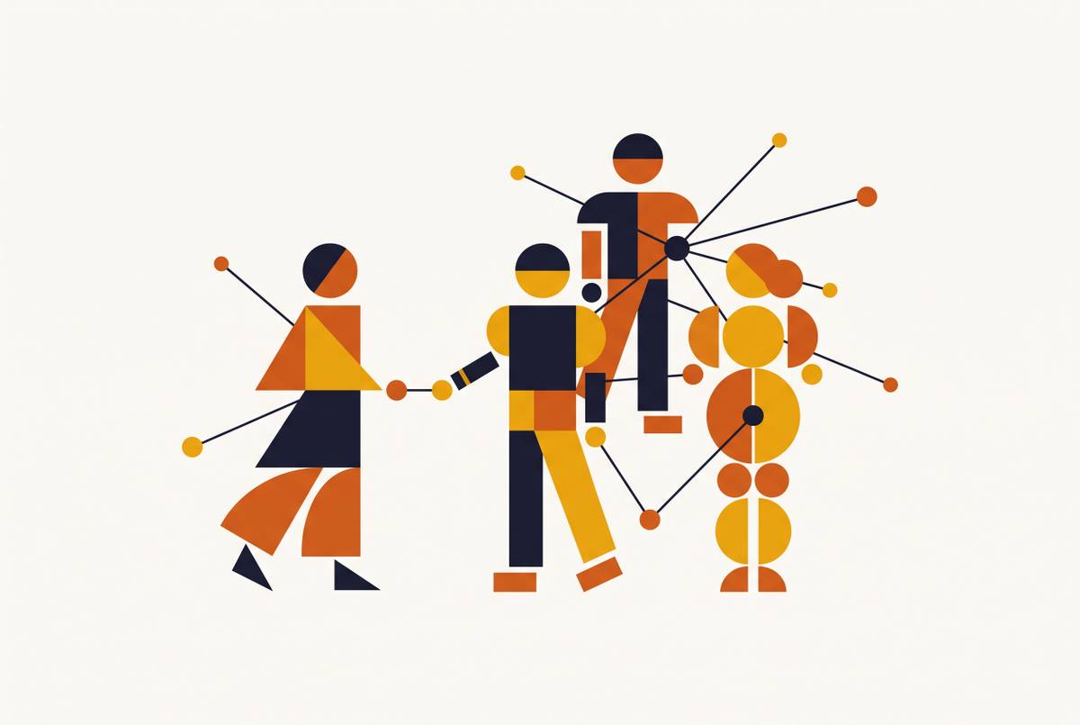 Cover illustration for “Networking Tips for Young Professionals in Their First Job”