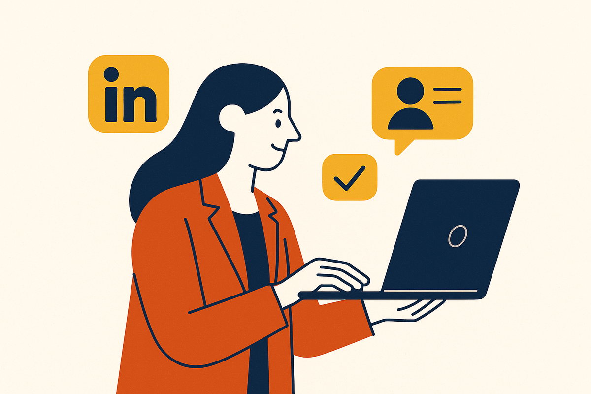 Cover illustration for “Using Customer Proof Stories in Founder LinkedIn Content”
