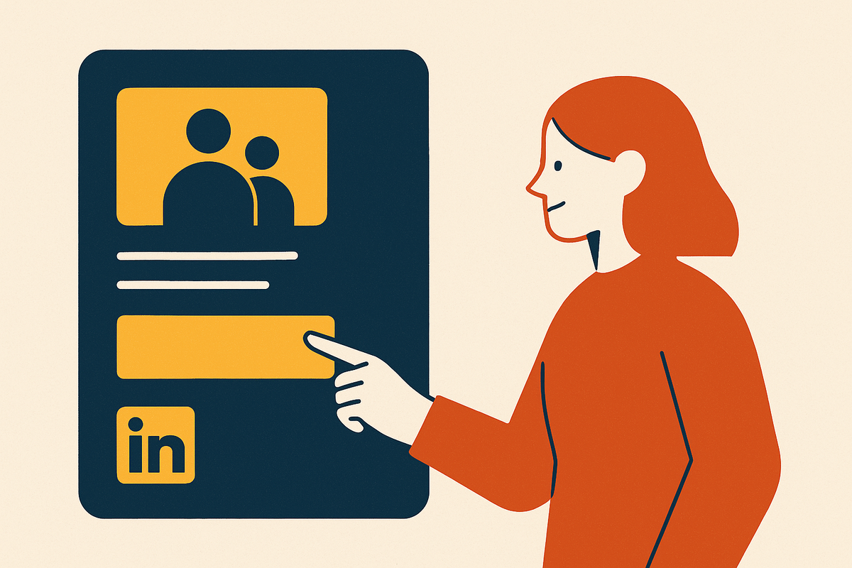 Cover illustration for “Hiring Narrative Posts That Attract Top Candidates on LinkedIn”