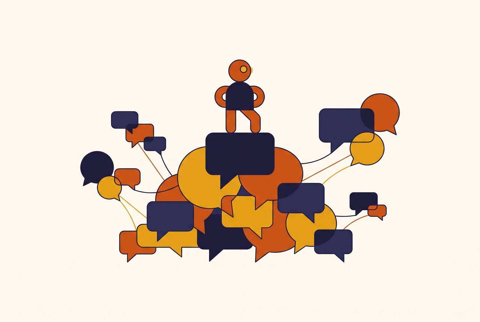 Cover illustration for “LinkedIn Commenting Strategy for Founder Visibility”