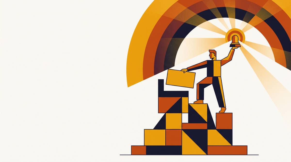 Cover illustration for “Building an Executive Brand While Running a Company”