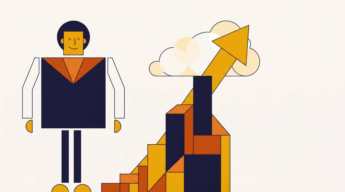 Cover illustration for “When Executives Should Start Building a Personal Brand”