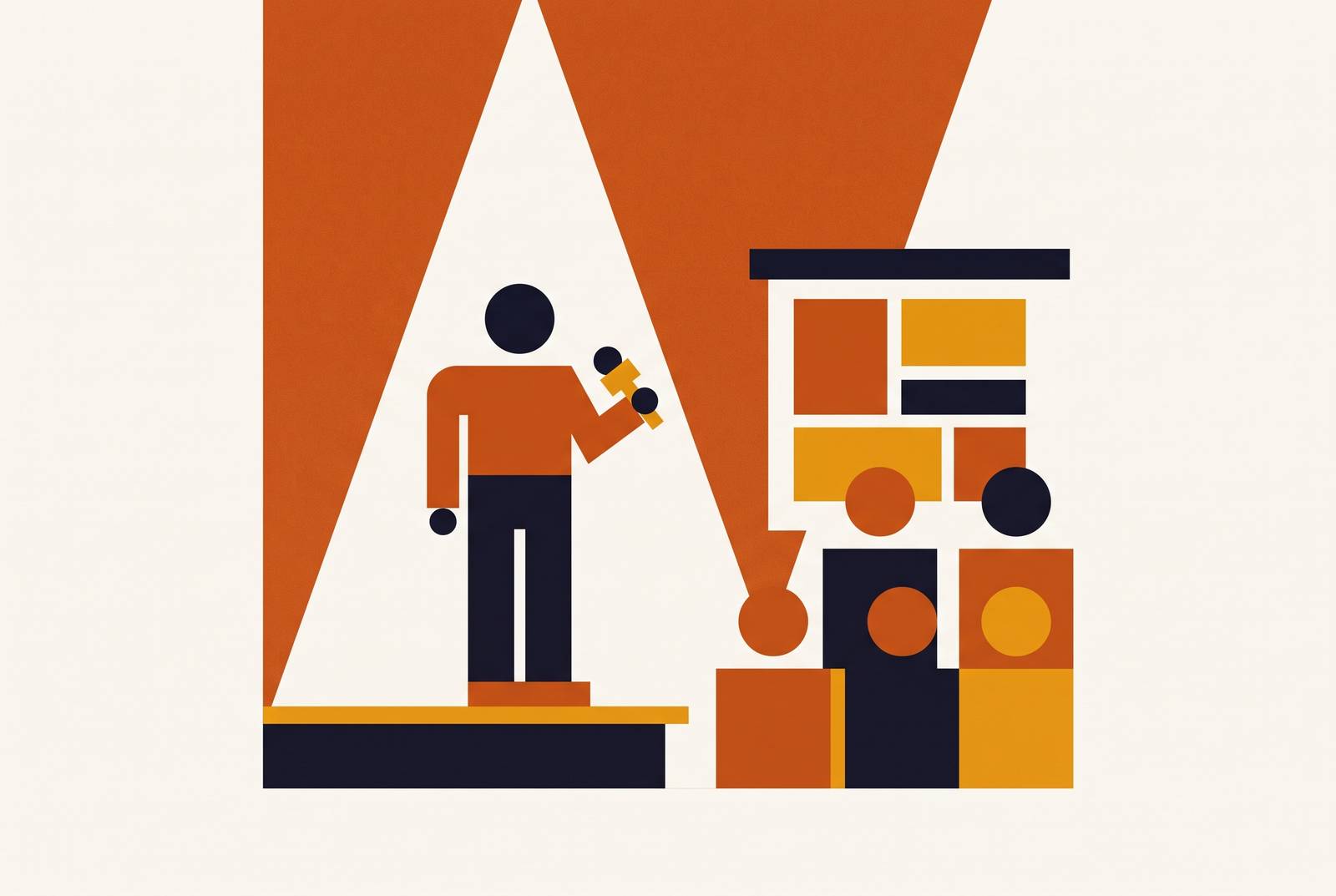 Cover illustration for “Public Speaking Tips for Founders Pitching on Stage”