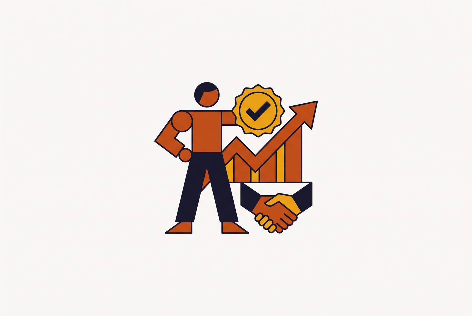Cover illustration for “Entrepreneurial Skills That Signal Credibility on LinkedIn”