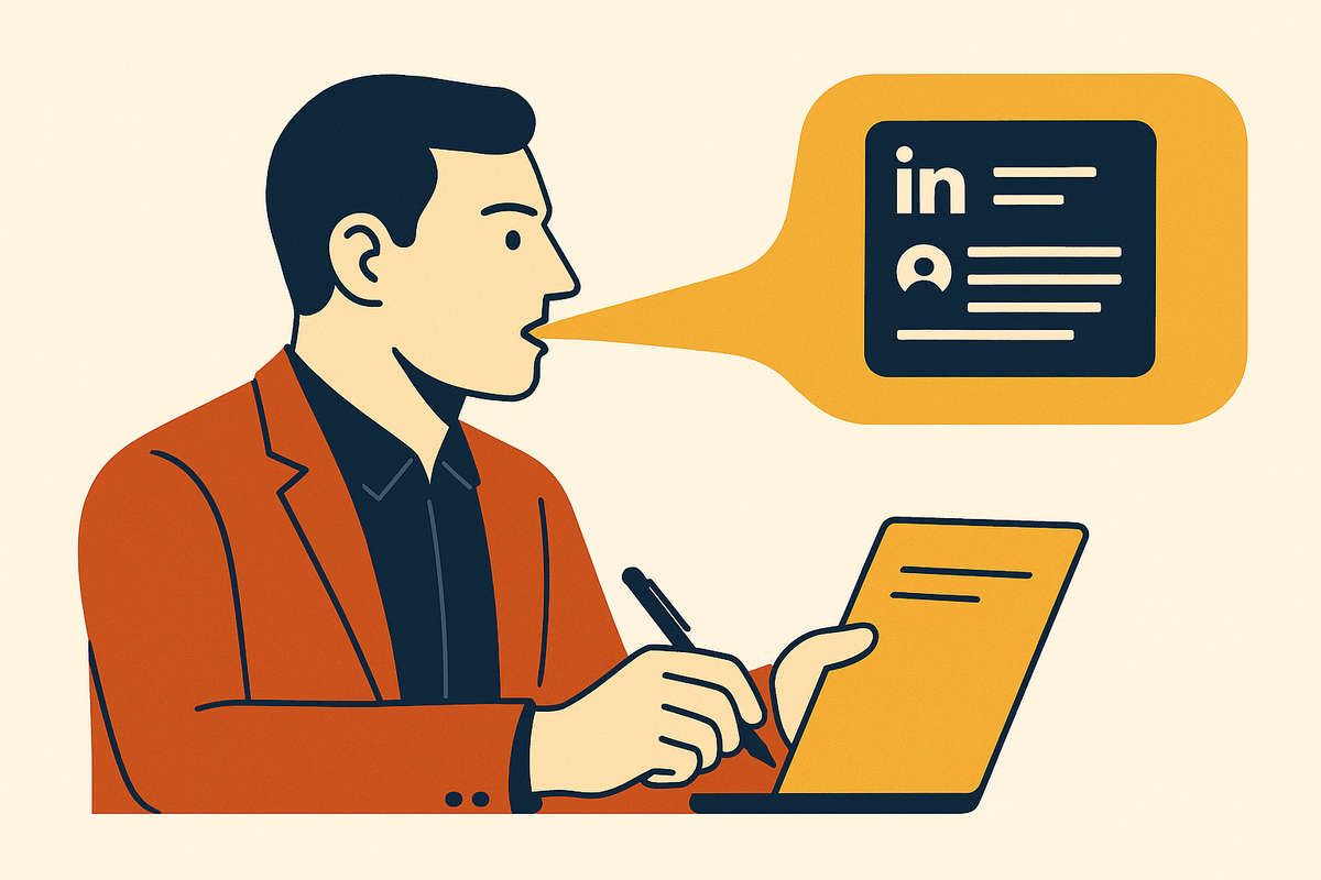 Cover illustration for “Founder Voice Consistency Across Ghostwritten LinkedIn Content”