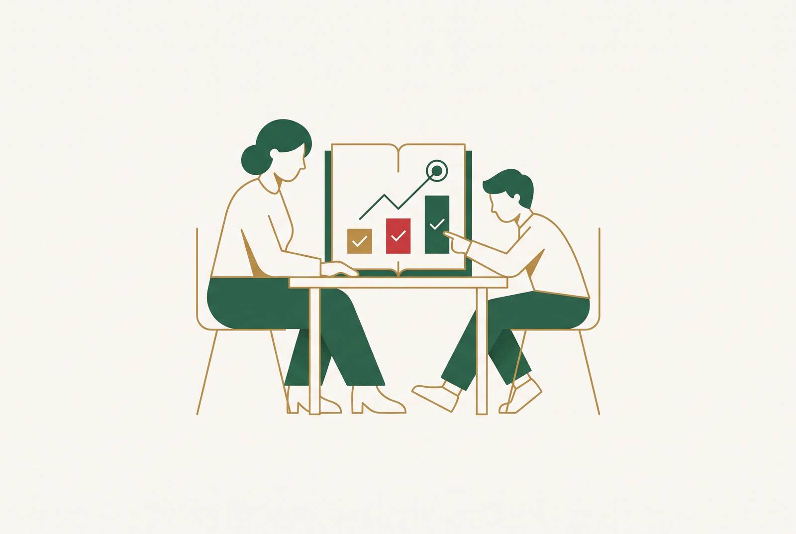 Cover illustration for “Score-Goal Conferencing to Build Student-Owned Study Plans”