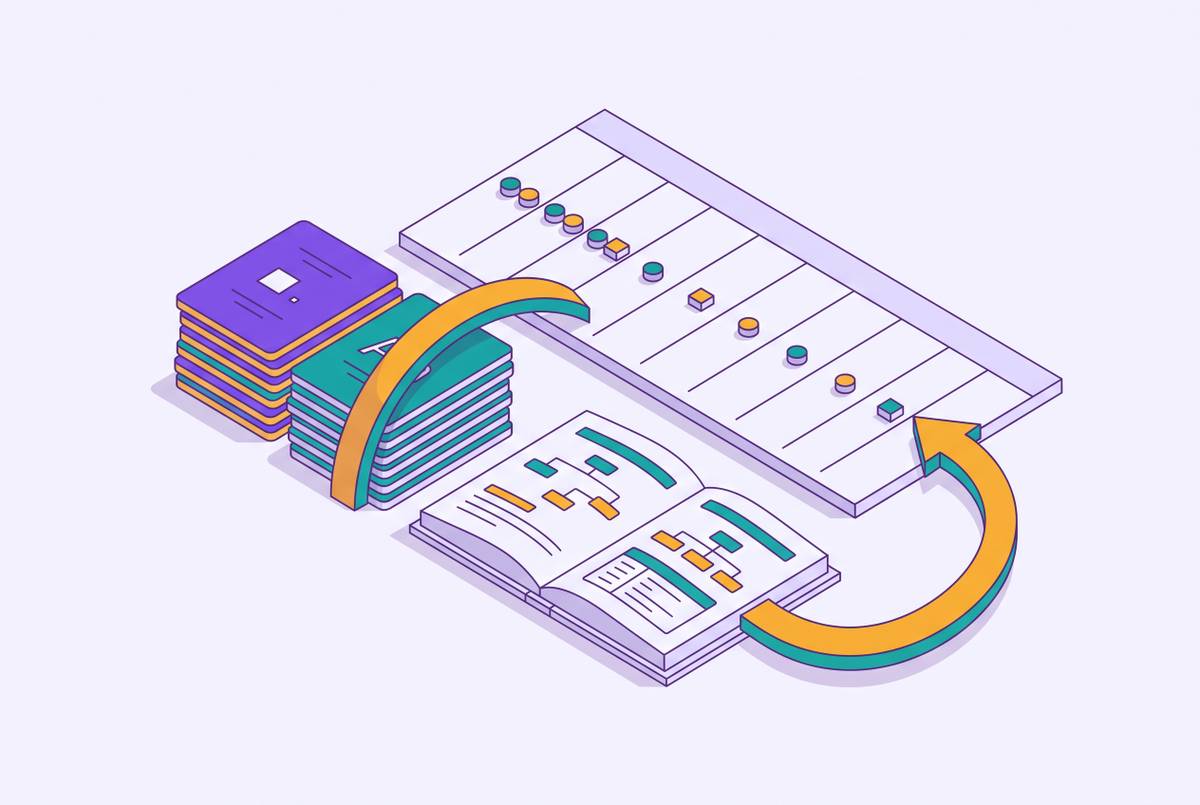 Cover illustration for “Spaced Repetition Schedules for SAT Vocabulary and Grammar”