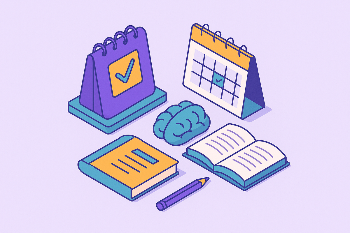 Cover illustration for “AP Exam Study Planning for Students With Learning Differences”