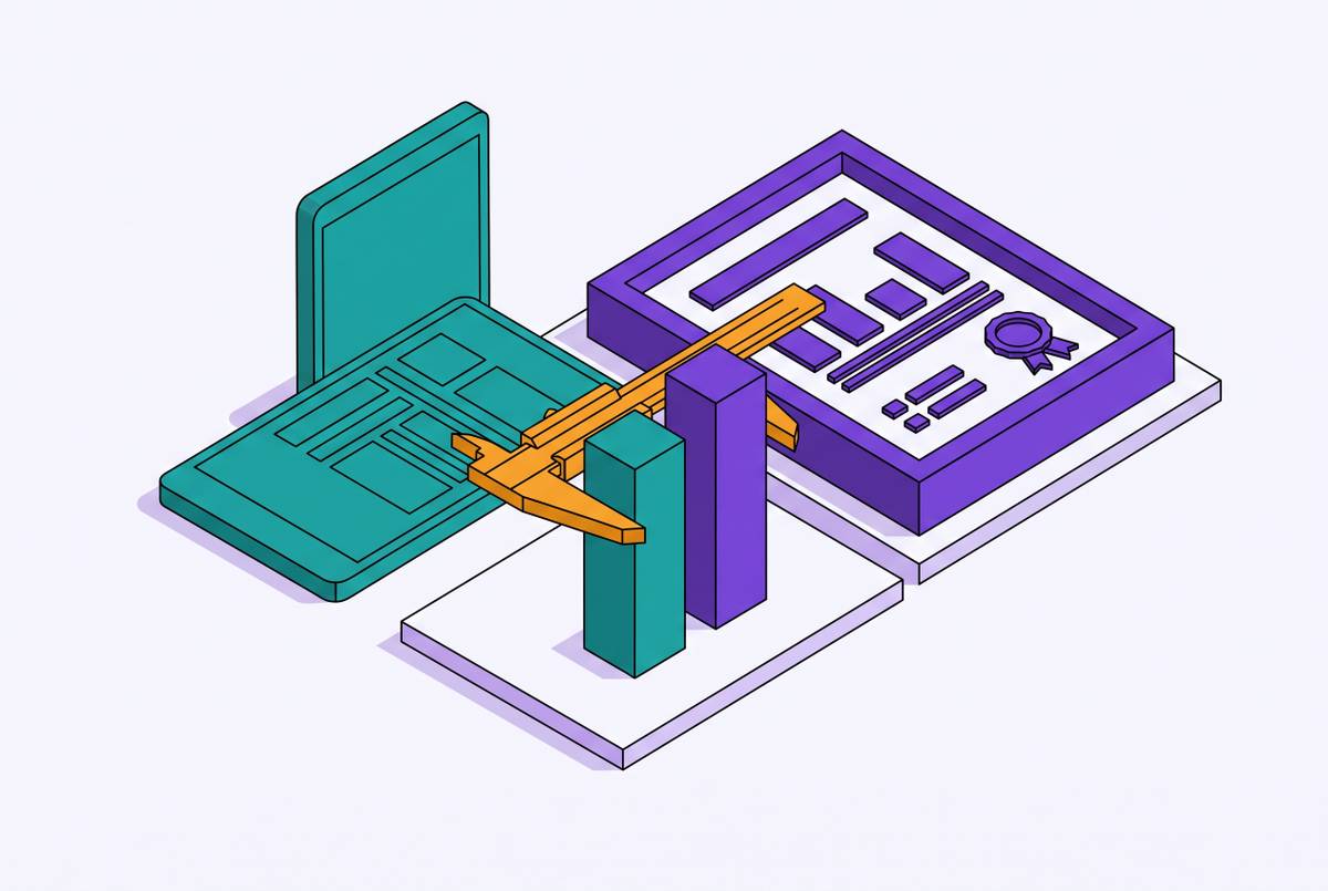 Cover illustration for “AP Practice App Accuracy Compared to Official College Board Scores”