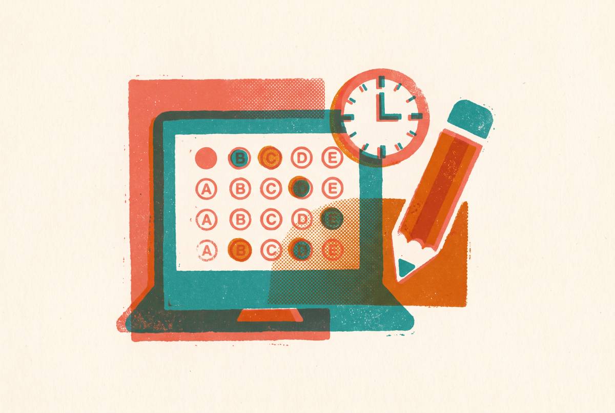 Cover illustration for “Full-Length Mock SAT Tests Available Online”