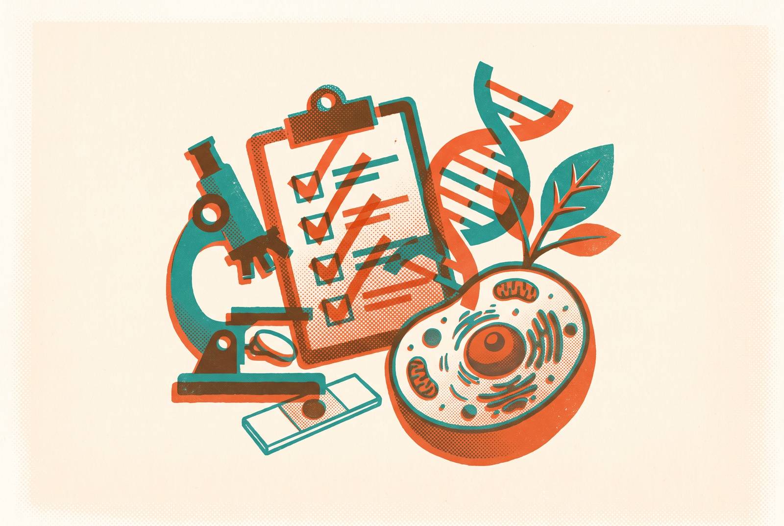 Cover illustration for “AP Biology Night-Before and Final-Week Exam Checklist”
