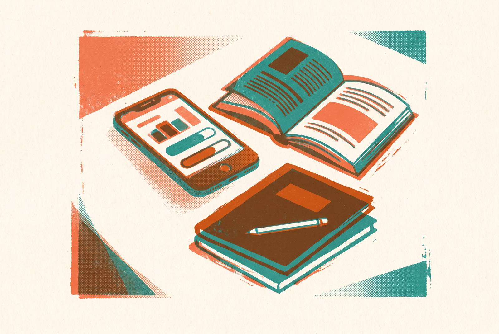 Cover illustration for “Using SAT Prep Apps Alongside School Coursework”