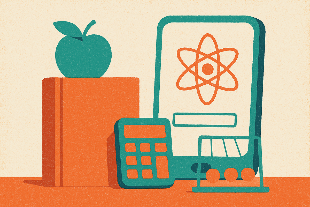 Cover illustration for “Best AP Physics Practice Apps for Conceptual and Calculation Questions”