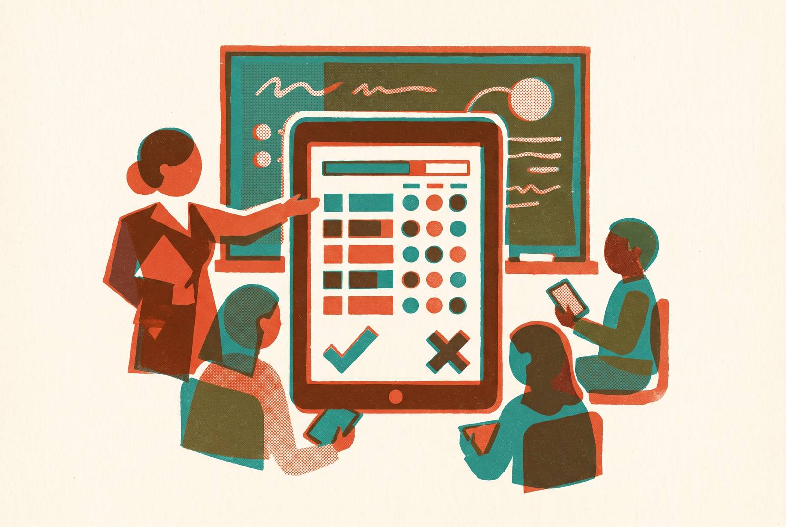 Cover illustration for “SAT Practice Apps for Teacher-Led Classroom Deployment”