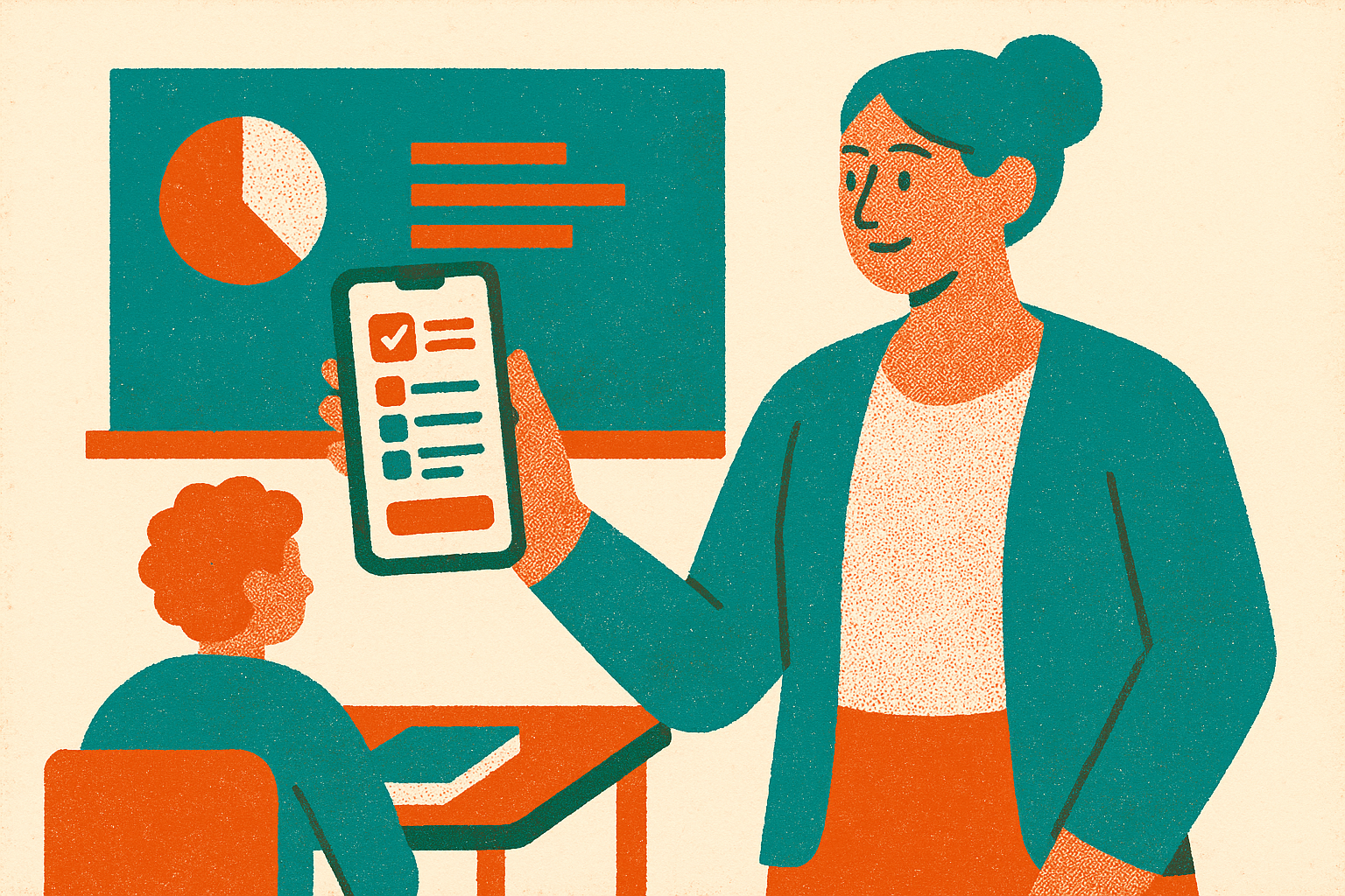 Cover illustration for “SAT Prep Apps Designed for Teachers and Classrooms”