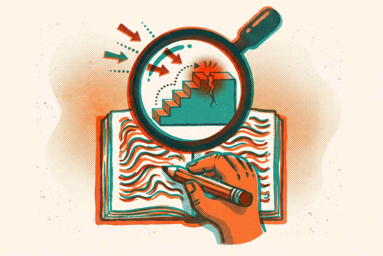 Cover illustration for “Why AP Free Response Scores Stall and How Diagnostic Tools Pinpoint the Real Cause”