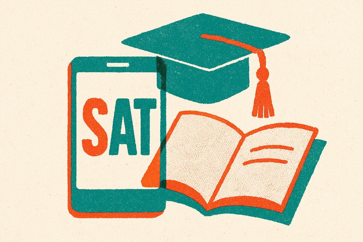 Cover illustration for “Best SAT Prep Apps for Self-Study Students”