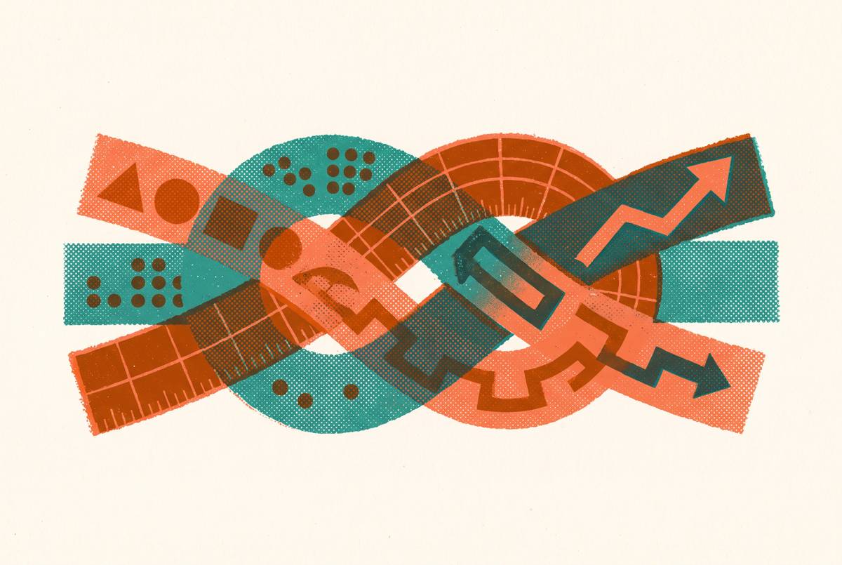 Cover illustration for “Five Strands of Mathematical Proficiency Explained”