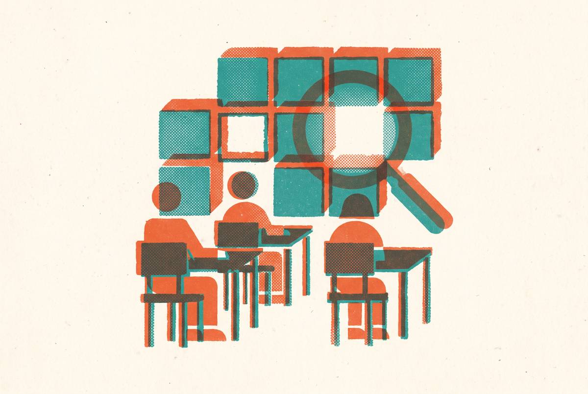 Cover illustration for “Knowledge Gap Detection in Classroom Settings”