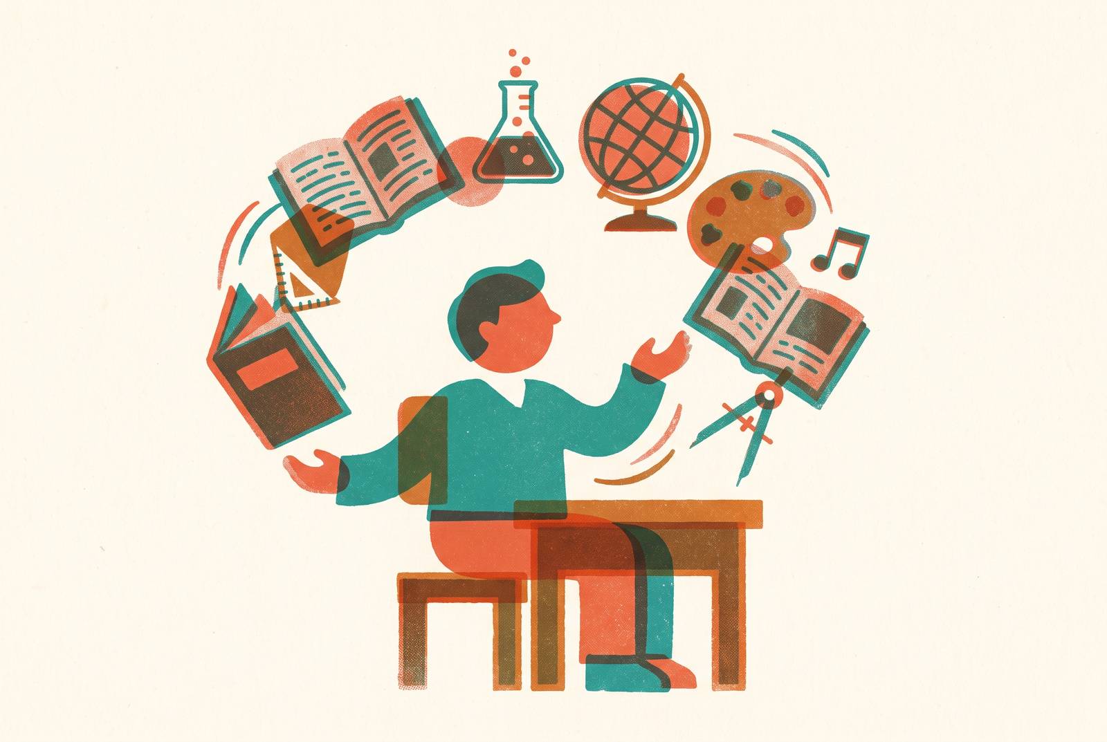 Cover illustration for “AP Exam Prep Strategies for Multiple AP Classes Simultaneously”