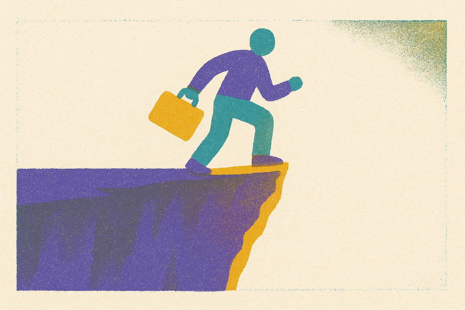 Cover illustration for “The Benefits Cliff and Why Working More Can Pay Less”