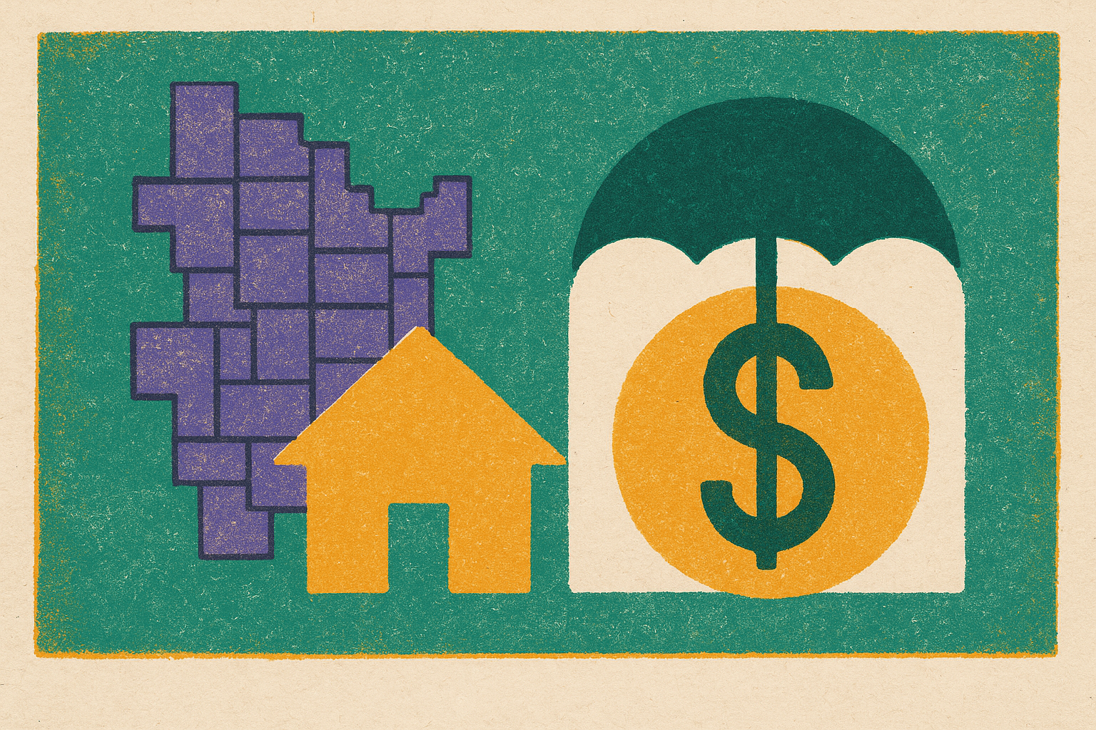 Cover illustration for “Insurance Redlining and Premium Disparities by ZIP Code”