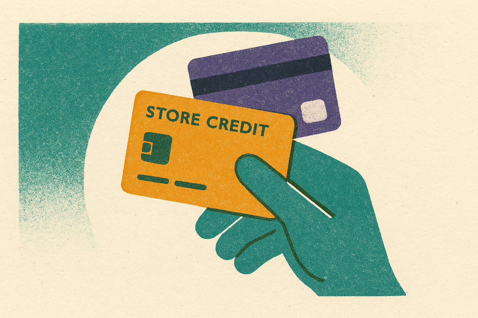 Cover illustration for “Store Credit Cards as a Workaround for Thin-File Consumers”