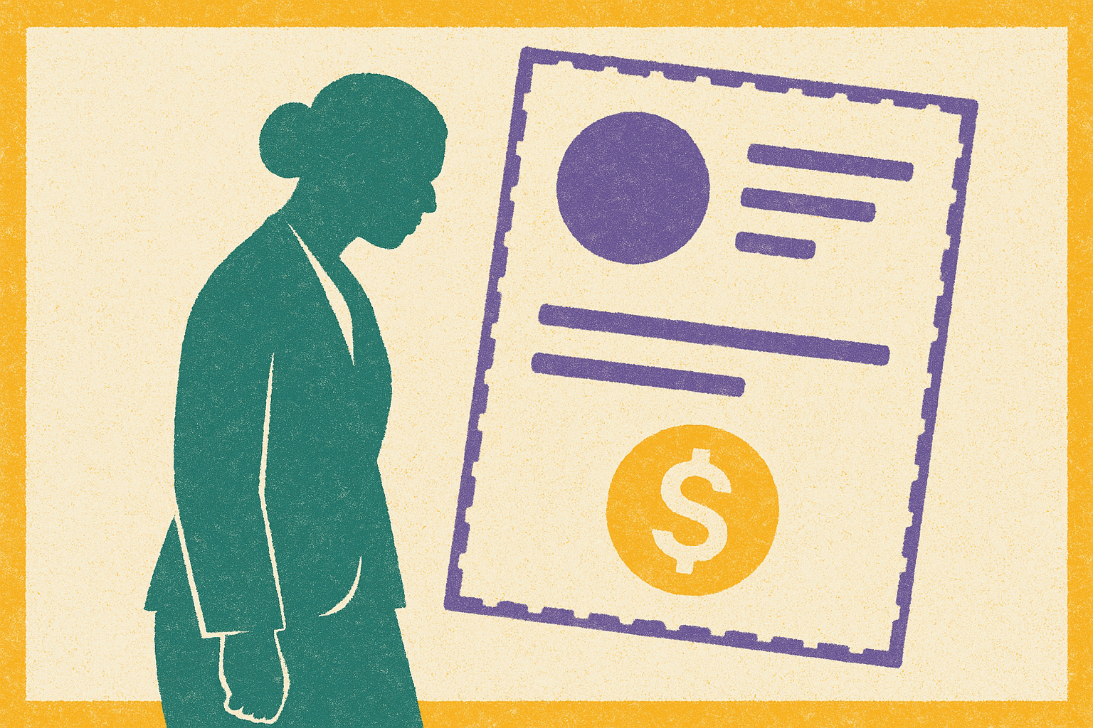 Cover illustration for “Employment Credit Checks and Their Disparate Impact”