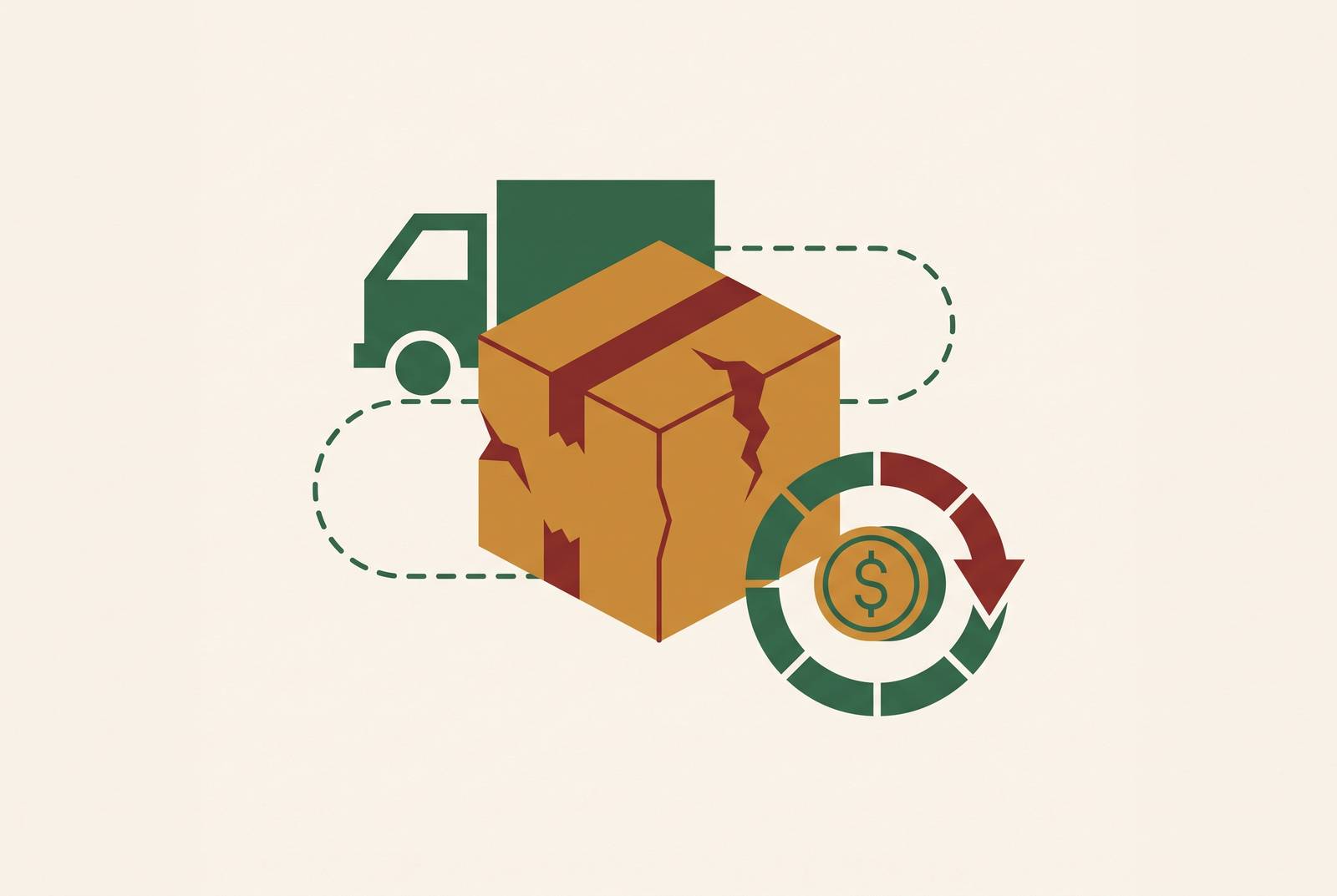 Cover illustration for “Undelivered or Damaged Package Refund Process by Carrier”